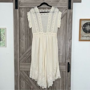 Ulla Johnson - Size 8 White Silk Dress
